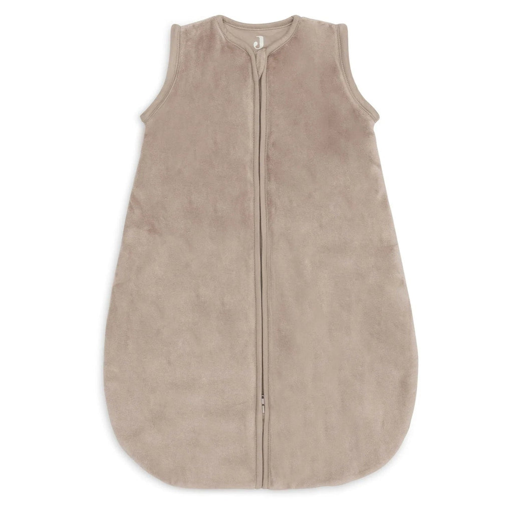 Jollein - Schlafsack mit abnehmbaren Ärmeln Rund 60cm Velvet - Milky Coffee
