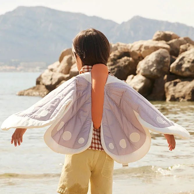 Schmetterlingsflügel Maxi Kinder Verkleidung – Lila - Little Baby Pocket