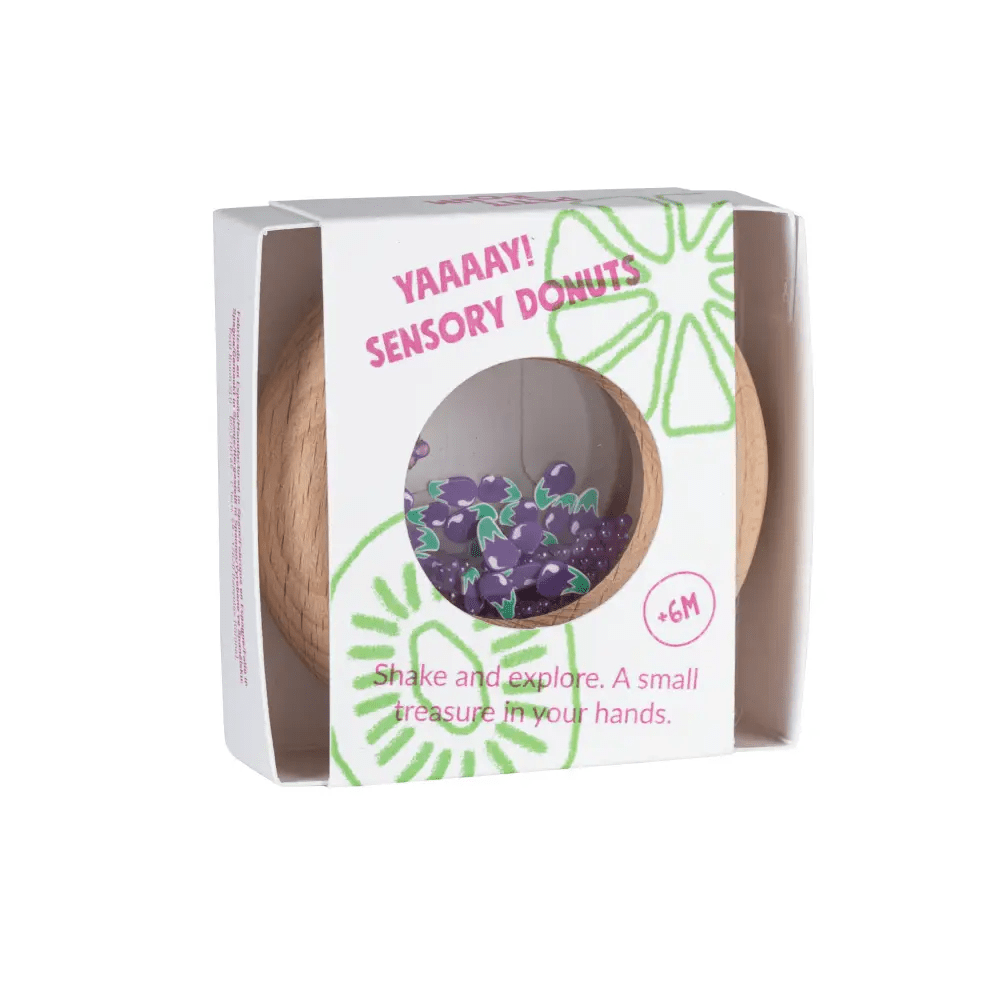 Sensorik Donut - Eggplants - Little Baby Pocket