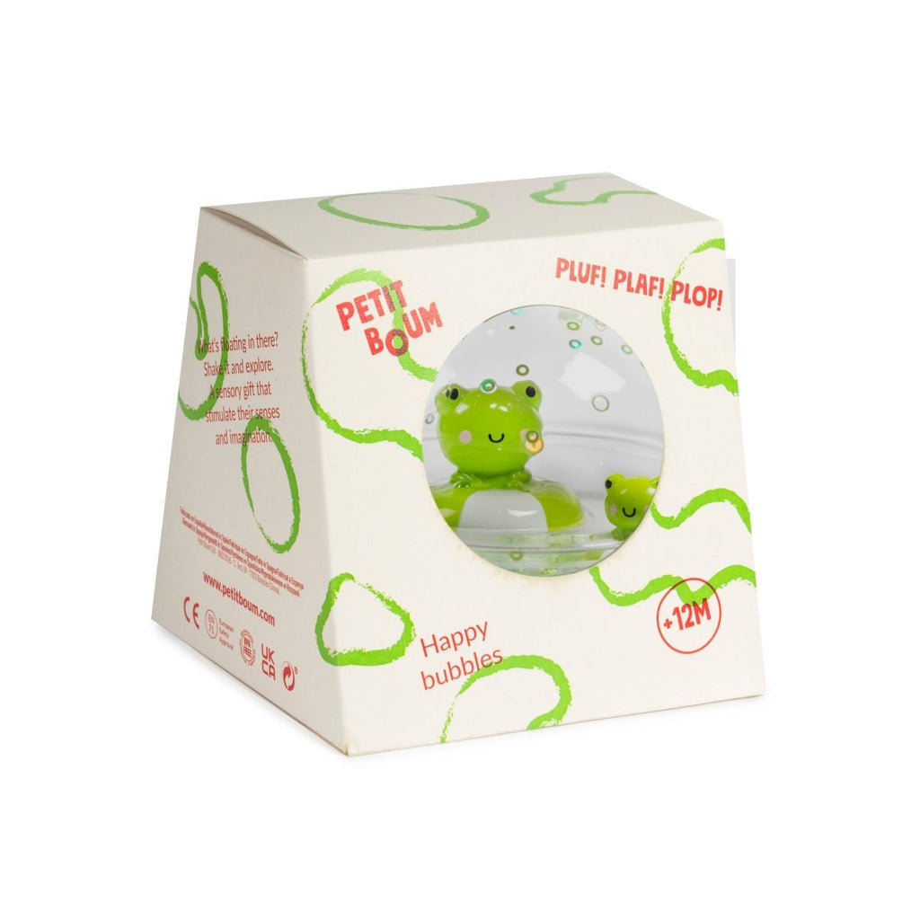 Sensorische Badewannenspielzeug Happy Bubbles Froggies - Little Baby Pocket