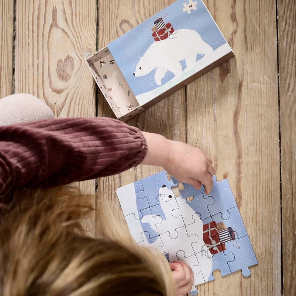 Set mit 4 Puzzles "Wonderful Winter" - Little Baby Pocket