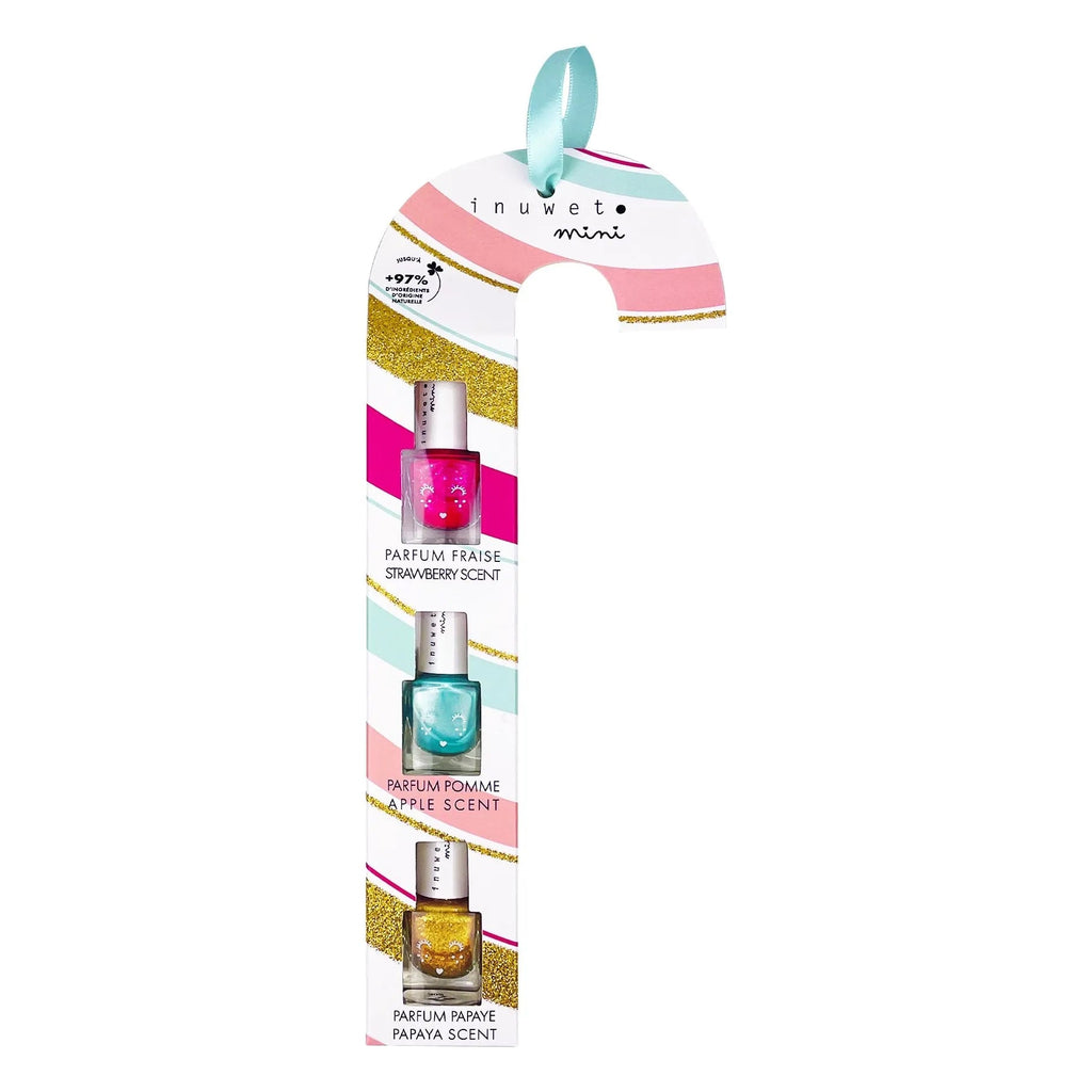Inuwet - Set Zuckerstange 3 Nagellacke