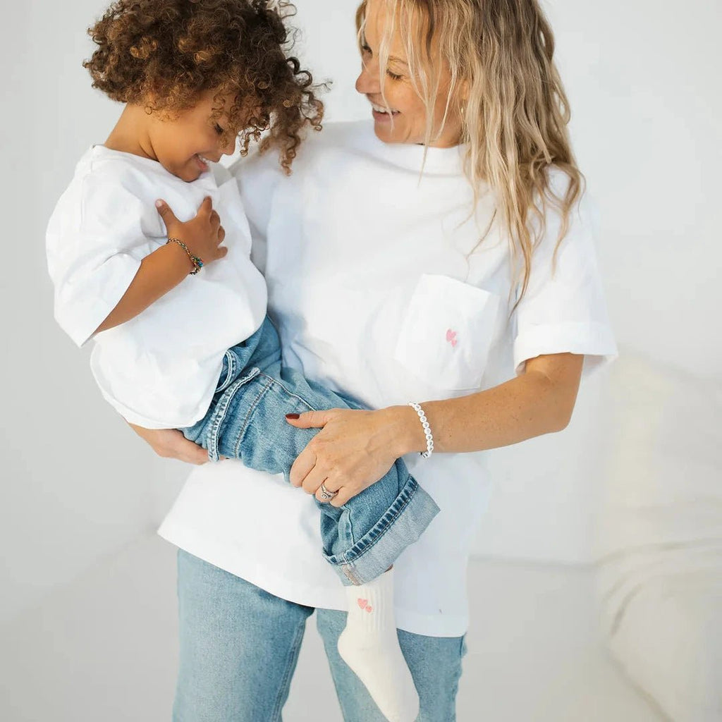 Socken "Heart" Mini Peony - Little Baby Pocket