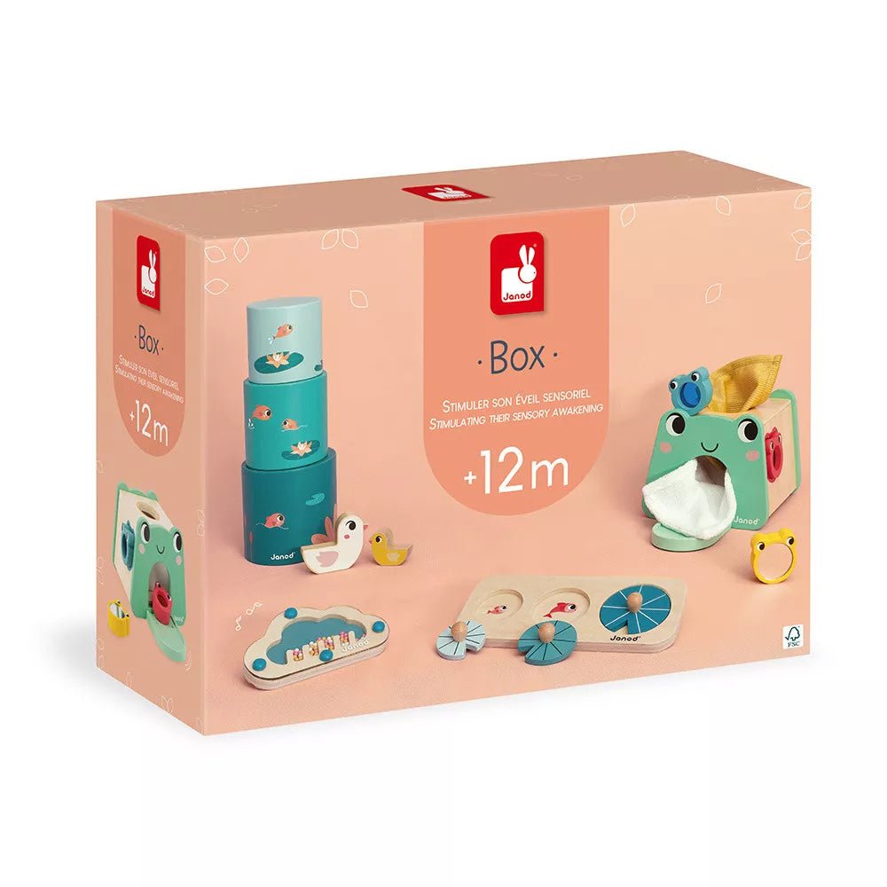 Spielbox für Babys ab 12 Monaten Sinnesstimulierendes Set - Little Baby Pocket