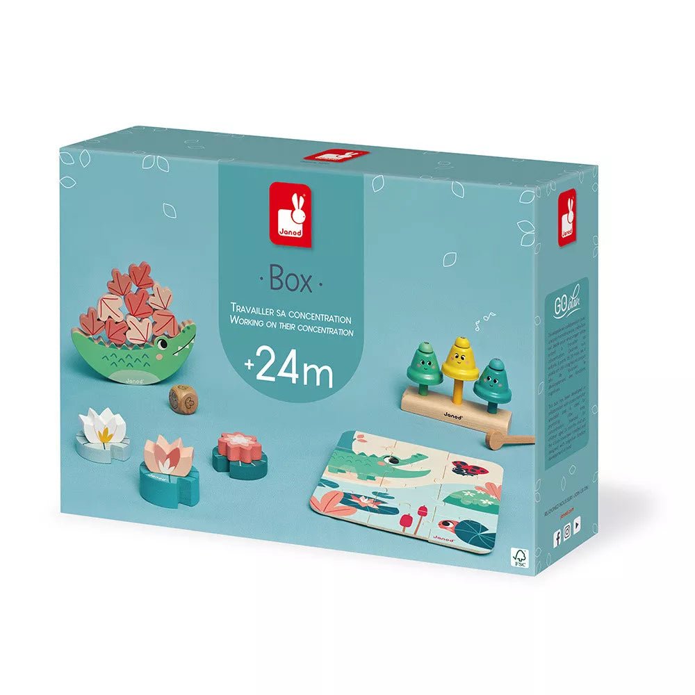 Spielbox für Babys ab 24 Monaten Konzentration und Genauigkeit - Little Baby Pocket