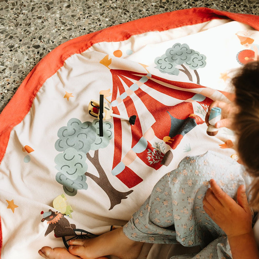 Spielmatte/Spielzeugsack Circus – 2 - in - 1 Organizer - Little Baby Pocket