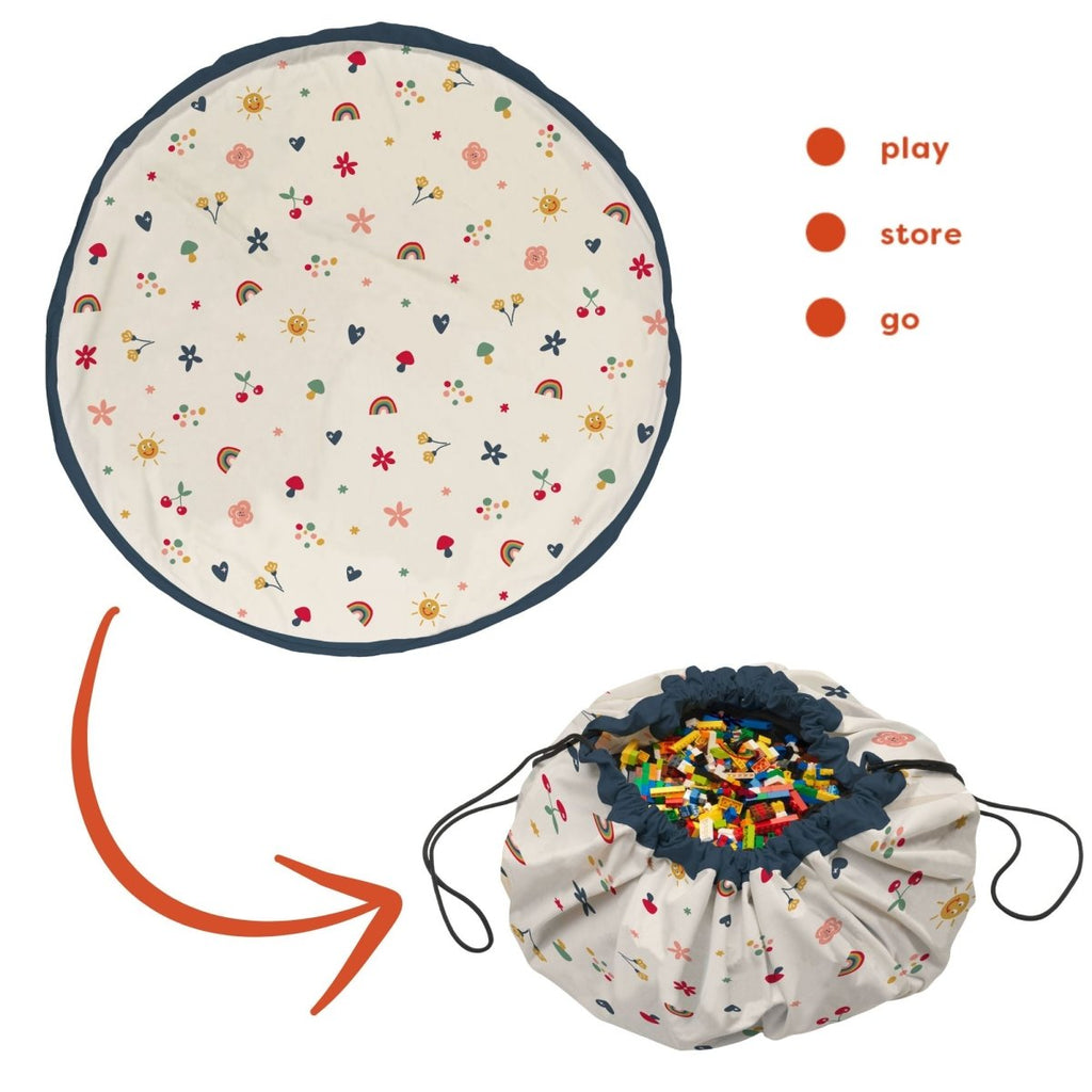 Spielmatte/Spielzeugsack Funny Days – 2 - in - 1 Organizer - Little Baby Pocket