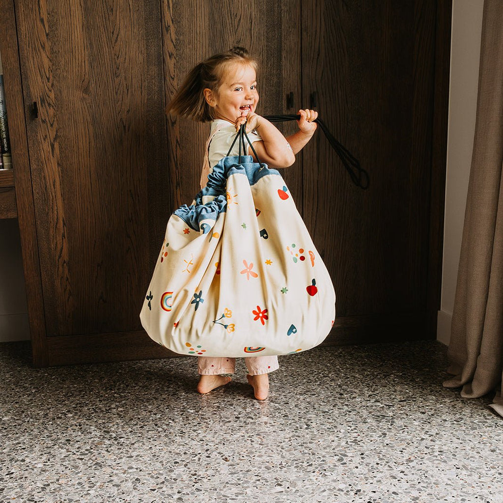 Spielmatte/Spielzeugsack Funny Days – 2 - in - 1 Organizer - Little Baby Pocket