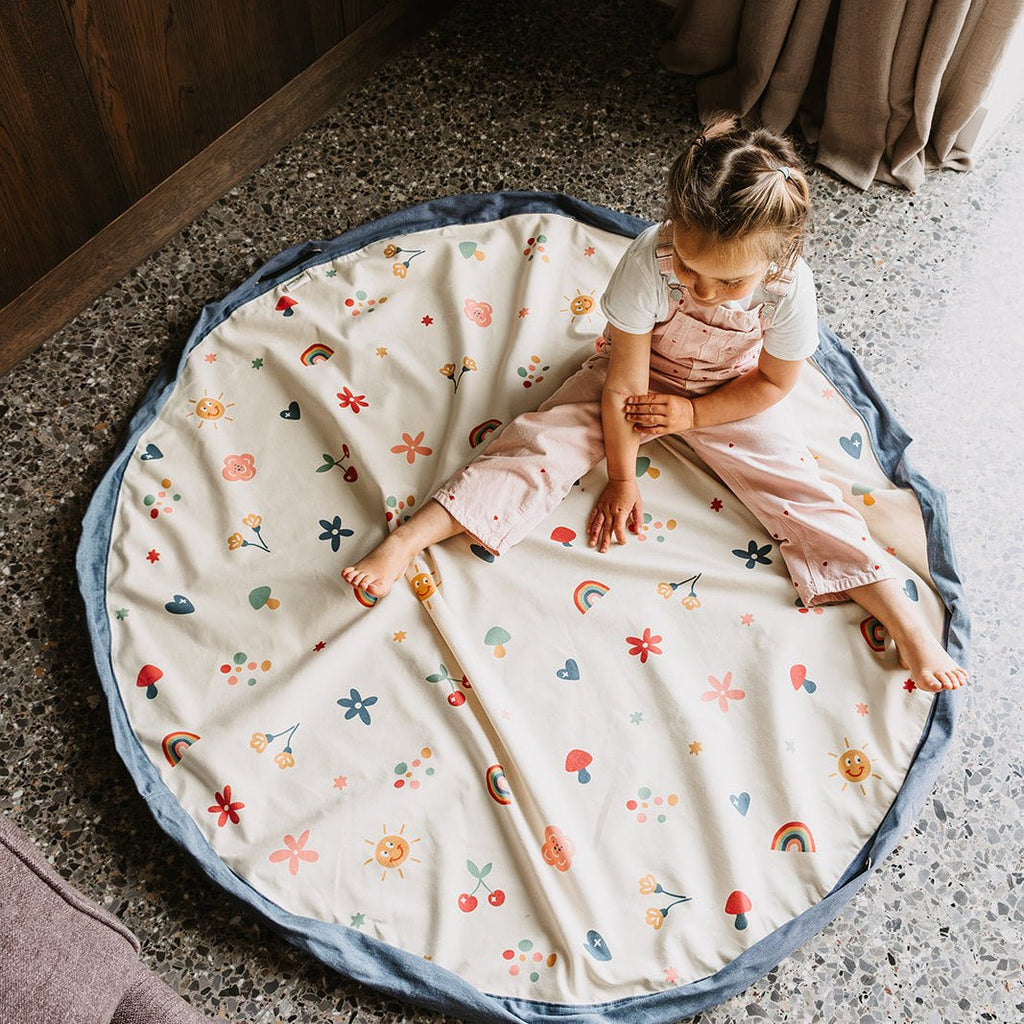 Spielmatte/Spielzeugsack Funny Days – 2 - in - 1 Organizer - Little Baby Pocket