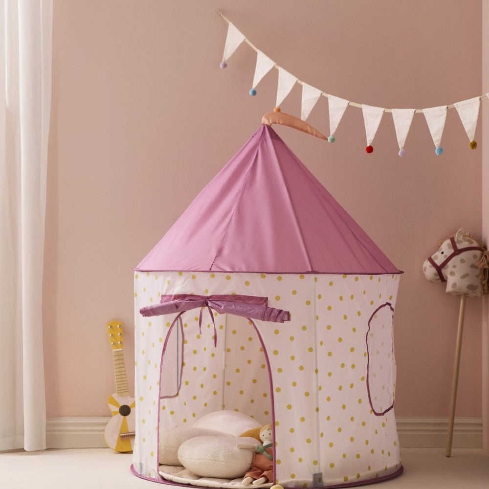 zelt in pink Spielzelt Kid's Concept – Punkte rosa