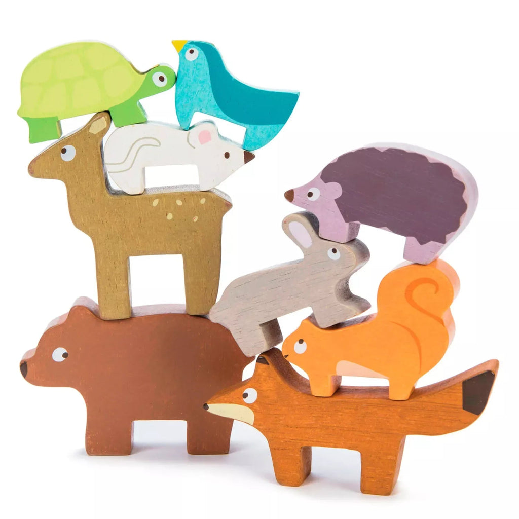 Stapelspiel Waldtiere – 9 Tiere & Tasche | Le Toy Van - Little Baby Pocket