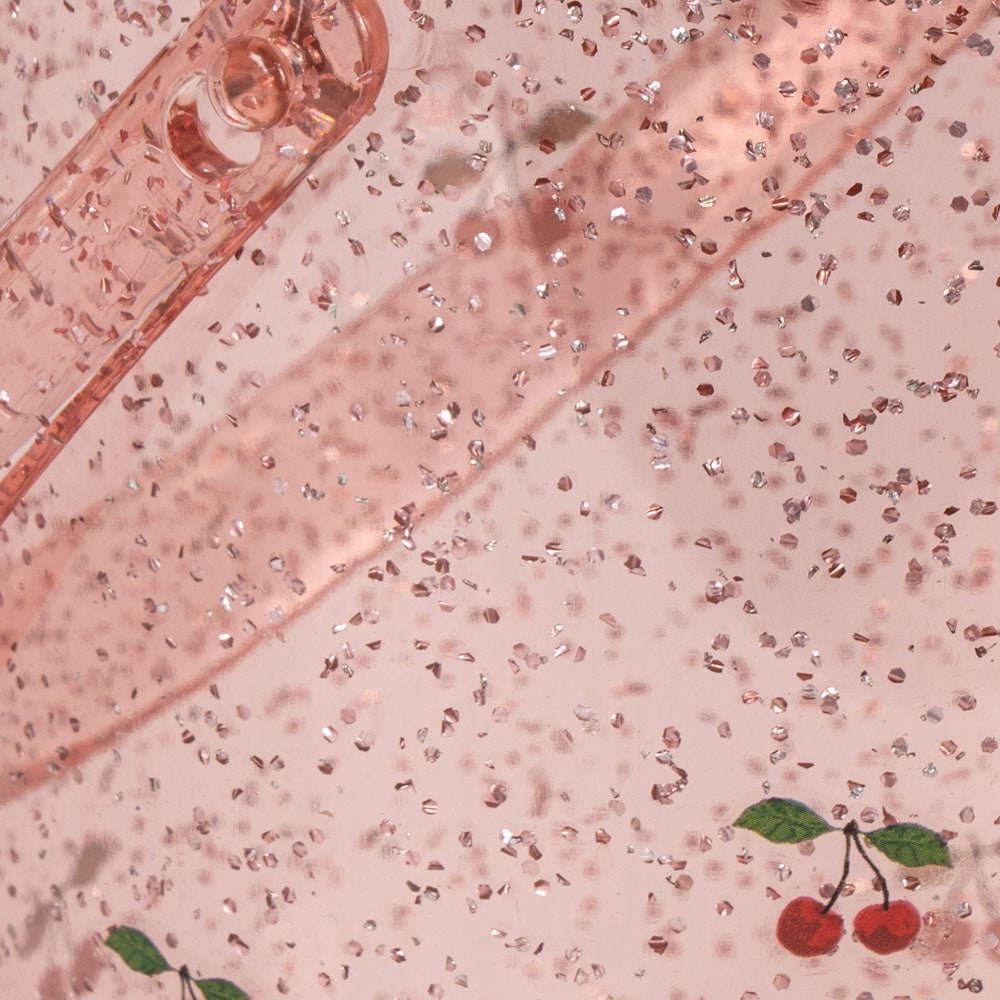 Konges Sløjd - Strandspielzeug "Eimer/Schaufel - Glitter - Cherry"