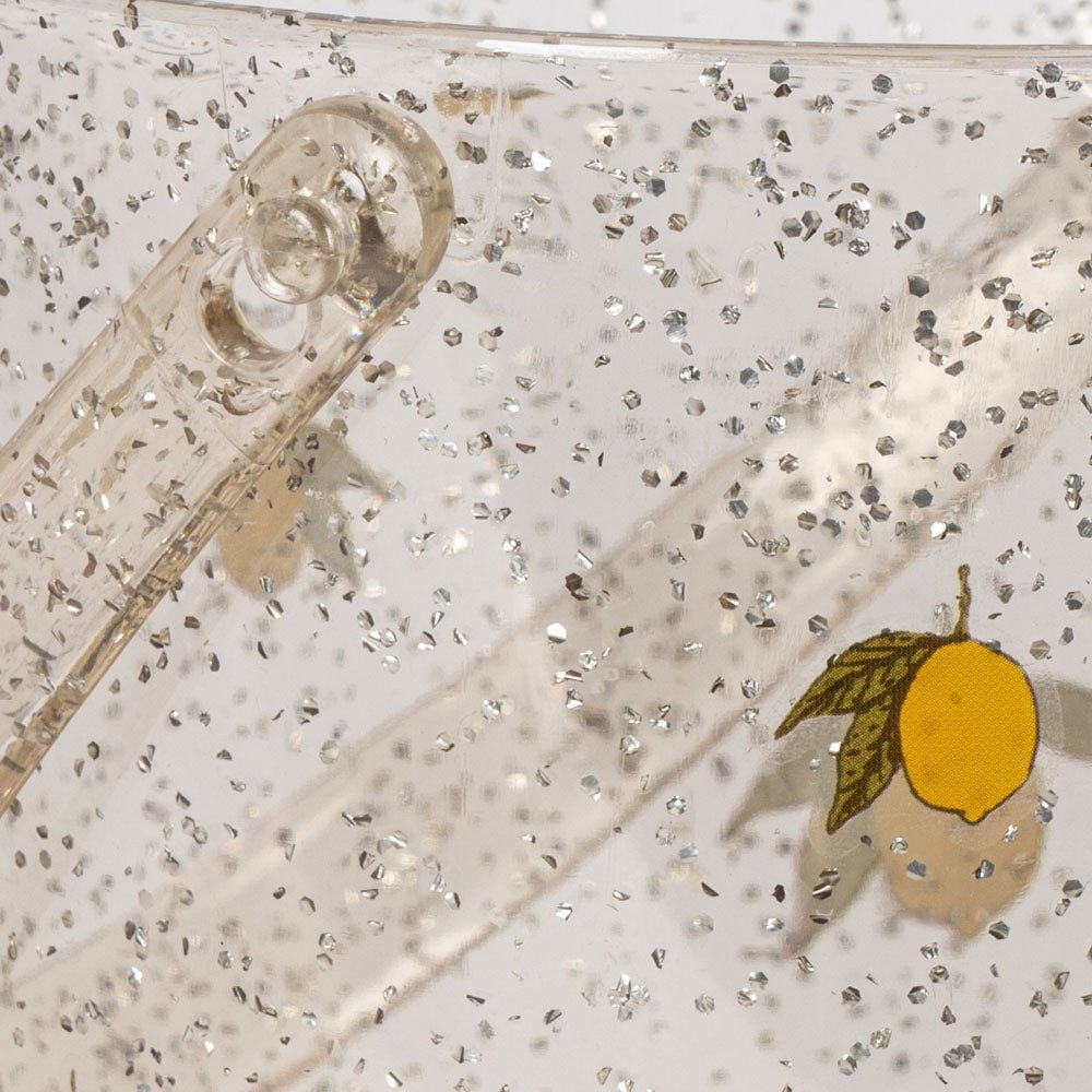 Konges Sløjd - Strandspielzeug "Eimer/Schaufel - Glitter - Lemon"