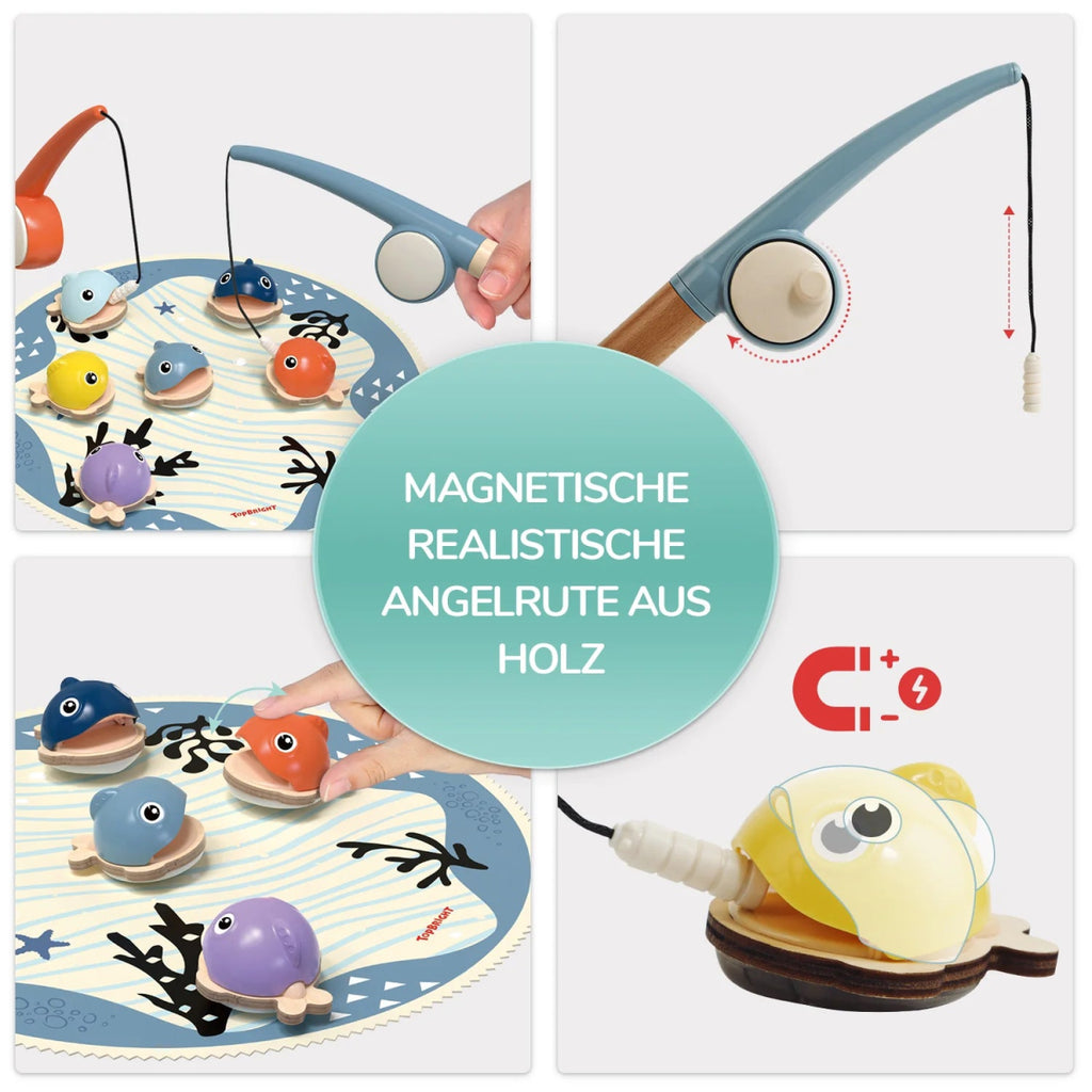 Topbright Magnetisches Angelspiel – Fang den Fisch - Little Baby Pocket