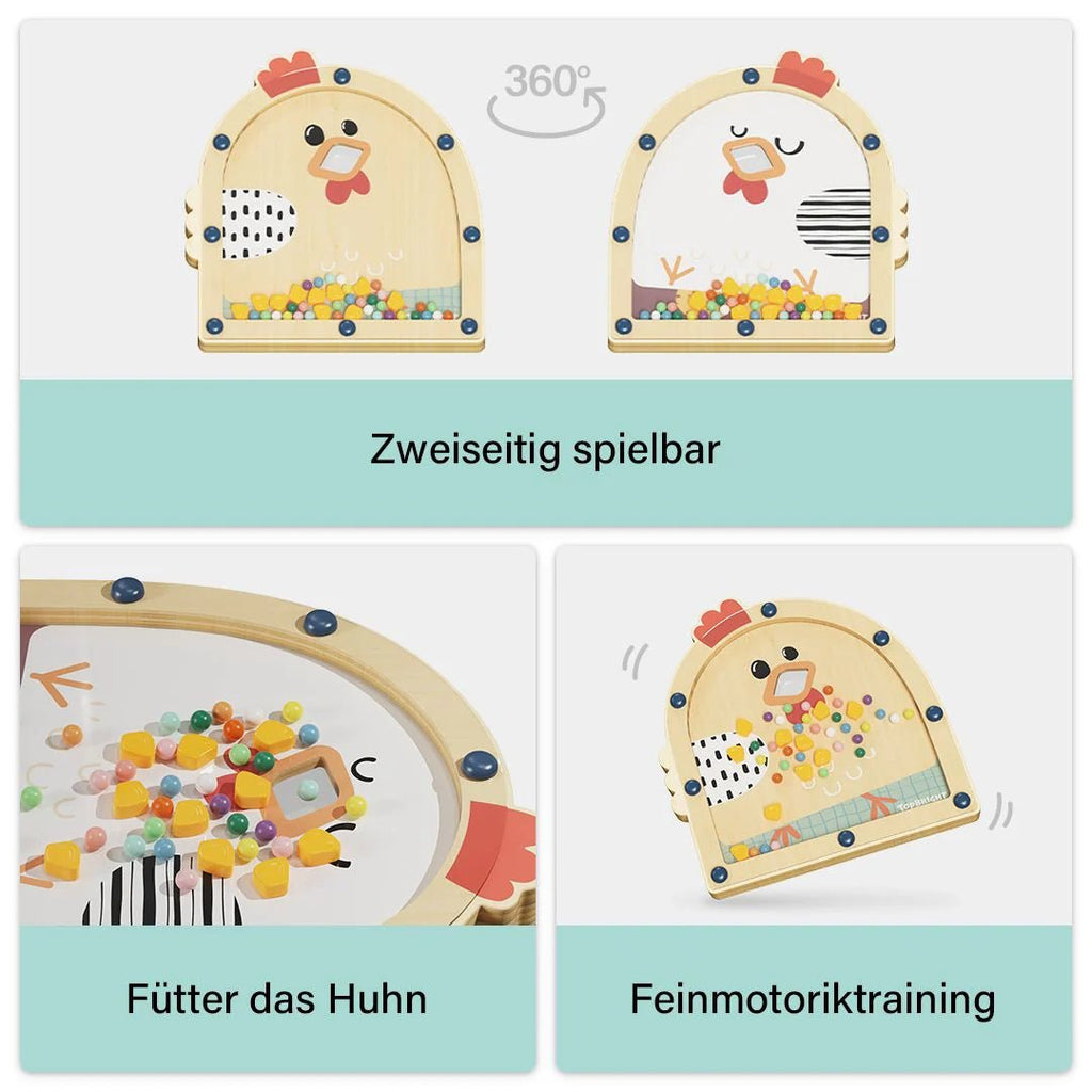 Topbright Motorikspielzeug „Fütter das Huhn“ ab 3 Jahren - Little Baby Pocket