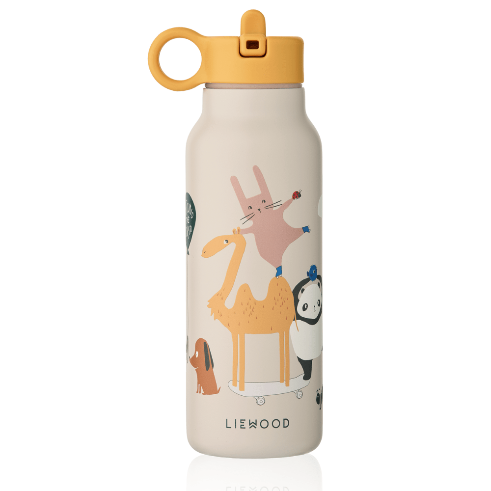 Liewood - Trinkflasche 350 ml Falk Around the world / Sandy