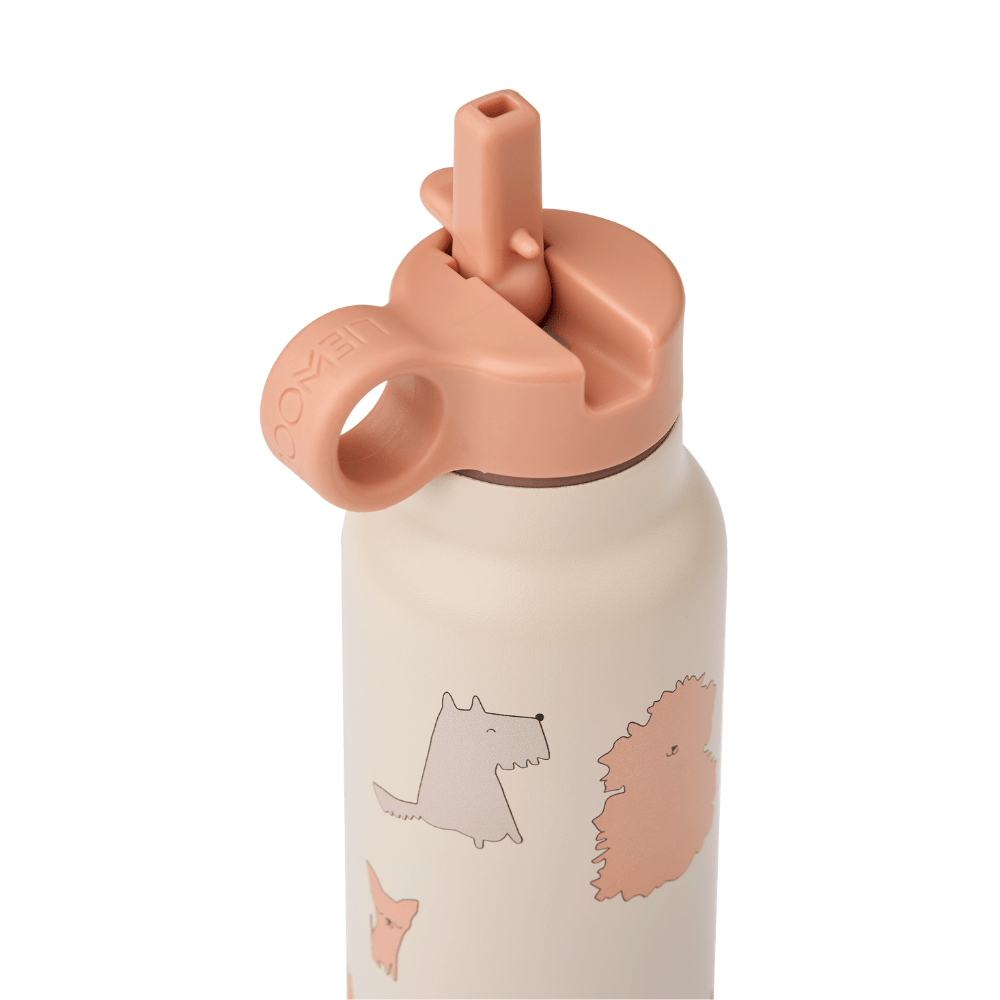 Liewood - Trinkflasche 350 ml "Falk Cats and Dogs / Sandy"