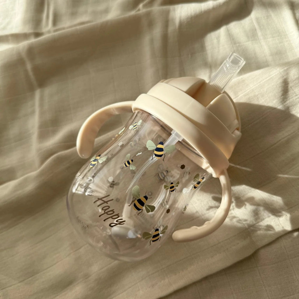 Tritan Strohhalmflasche Honeybee - Little Baby Pocket