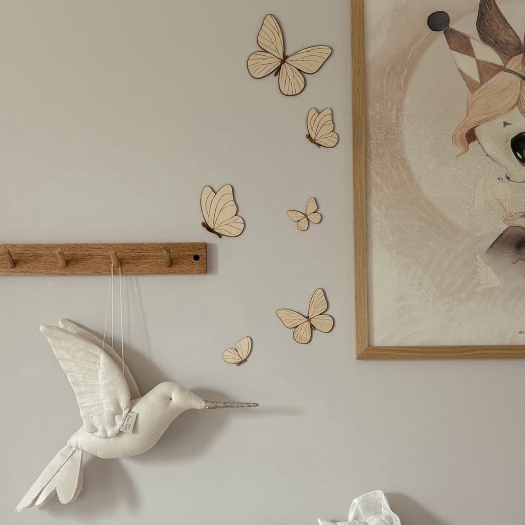 Be Wild Store - Wanddekoration "Schmetterlinge" 7 Stück
