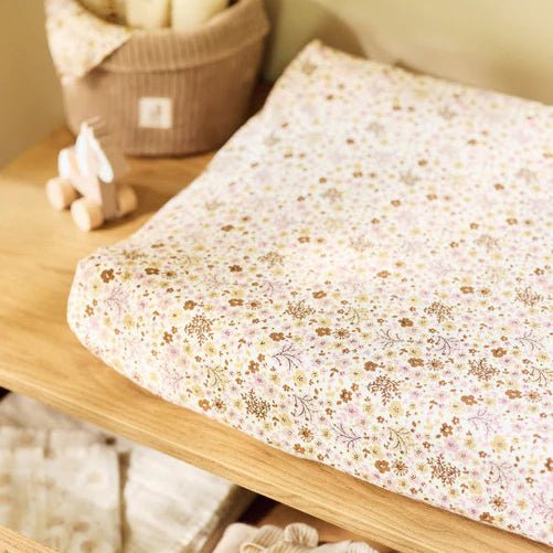 Jollein - Wickelauflagenbezug Jersey 50x70cm - Flower Fairies