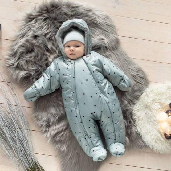 Winteranzug Baby Dots - Little Baby Pocket