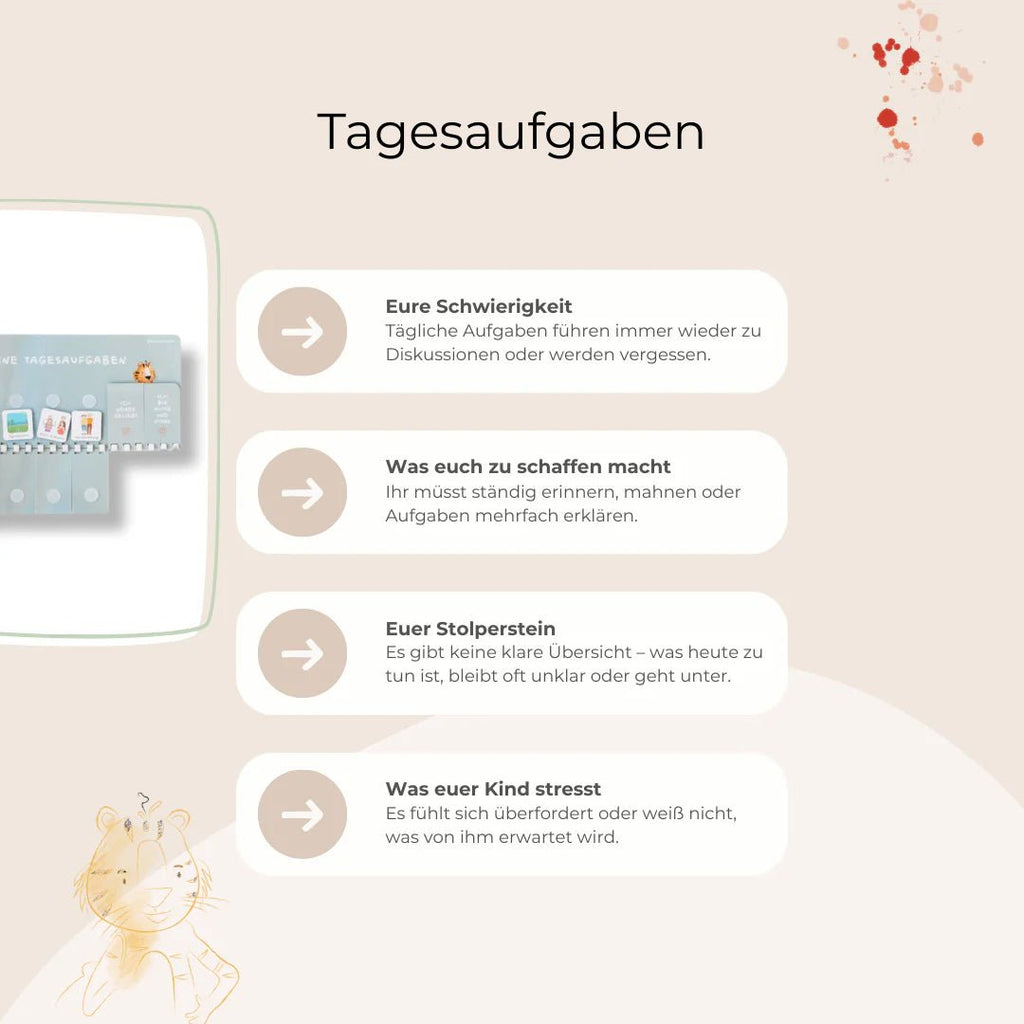 Wochenplaner A4 inkl. 3 Routinepläne Baustelle und inkl. 525 Symbole - Little Baby Pocket