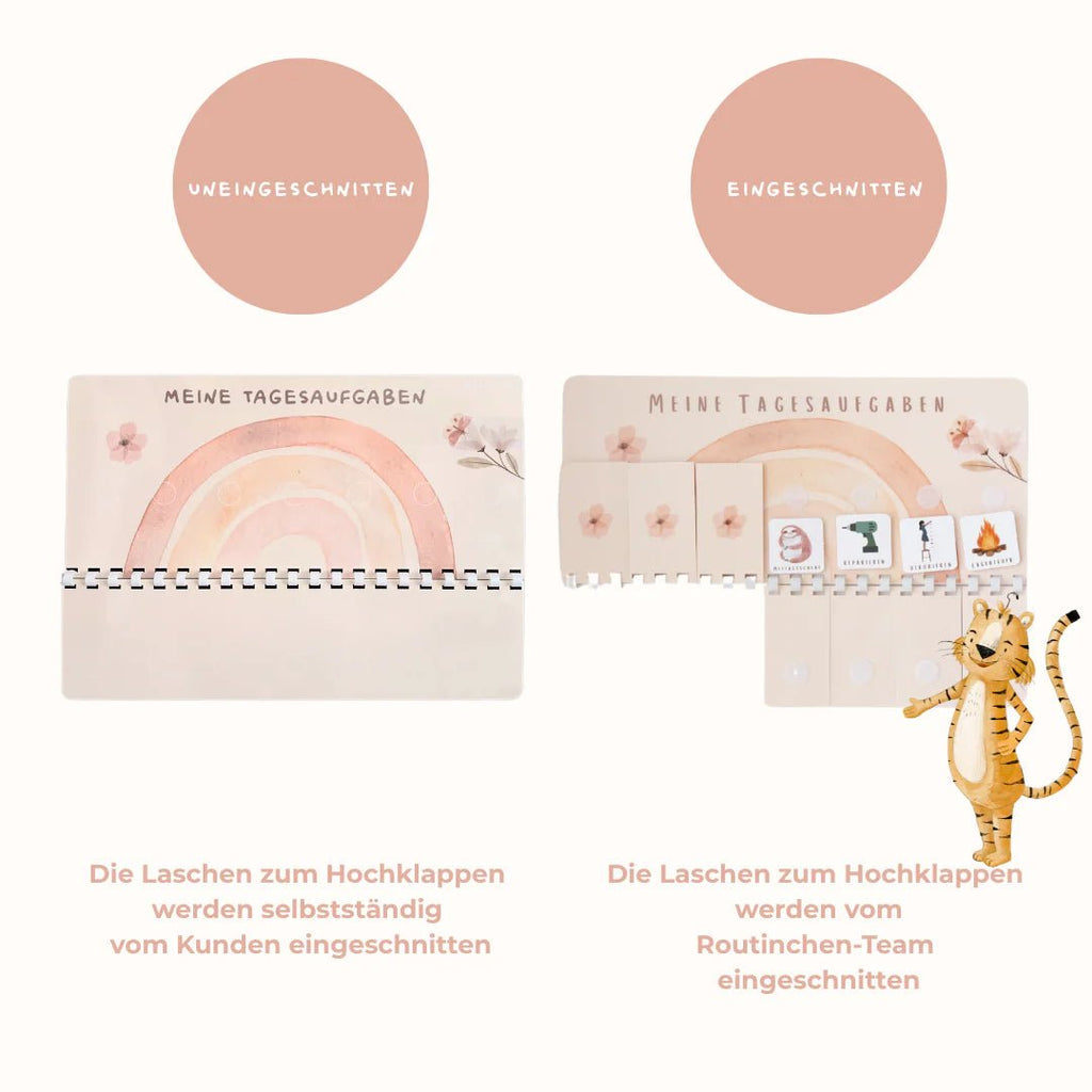 Wochenplaner A4 inkl. 3 Routinepläne Bunt inkl. 525 Symbole - Little Baby Pocket
