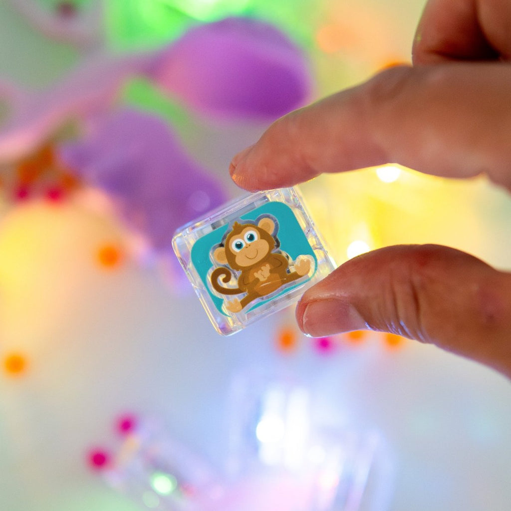 Zany Zoo Cubes - Sensorische leuchtende Würfel - Little Baby Pocket