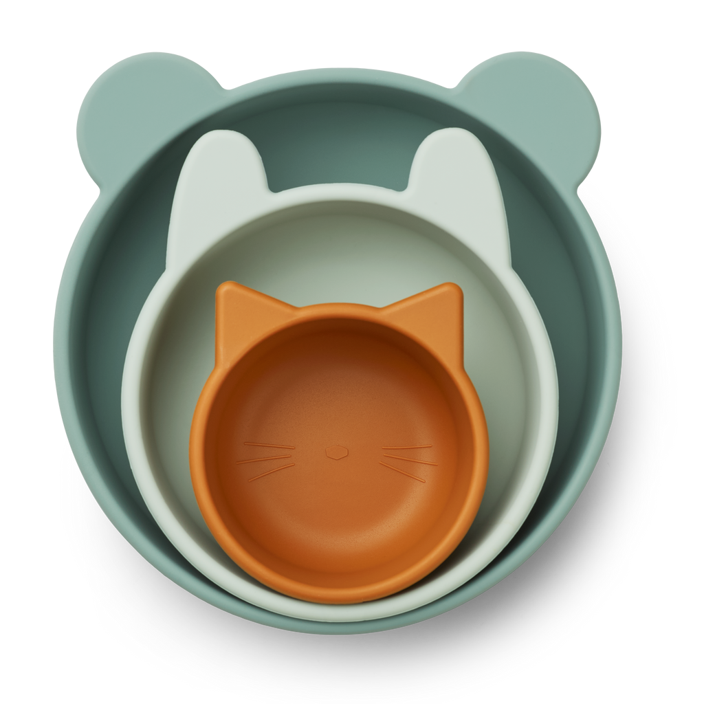 Liewood Eddie Bowl Kinderschüssel Set 3-teilig - Little Baby Pocket