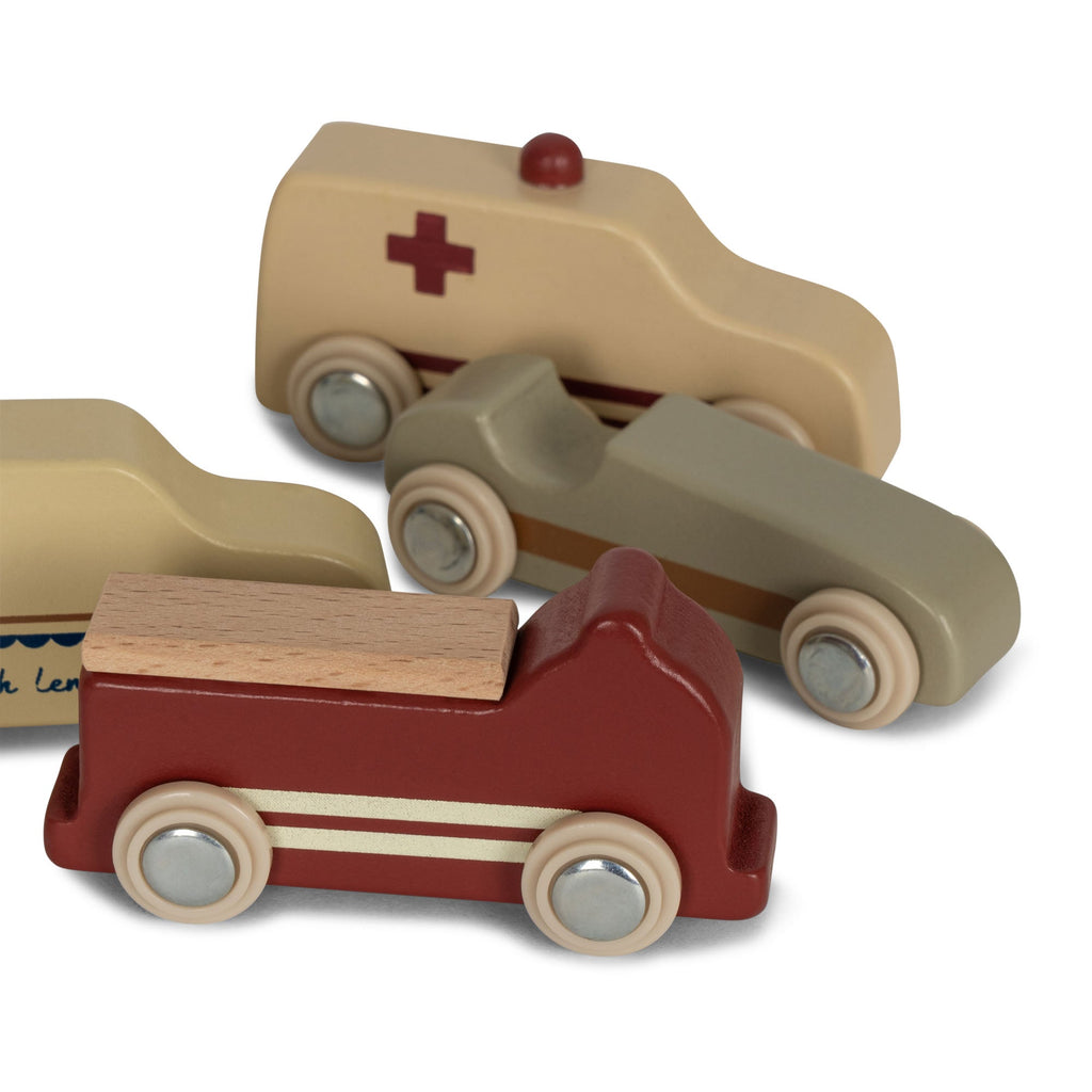 Autos aus Holz "Wooden mini cars" 9Pcs - Little Baby Pocket