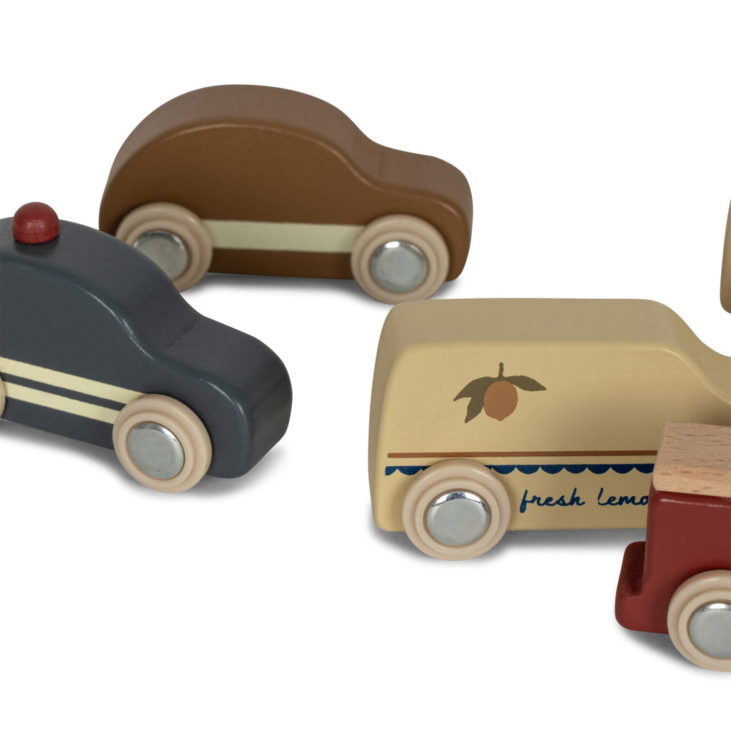 Autos aus Holz "Wooden mini cars" 9Pcs - Little Baby Pocket