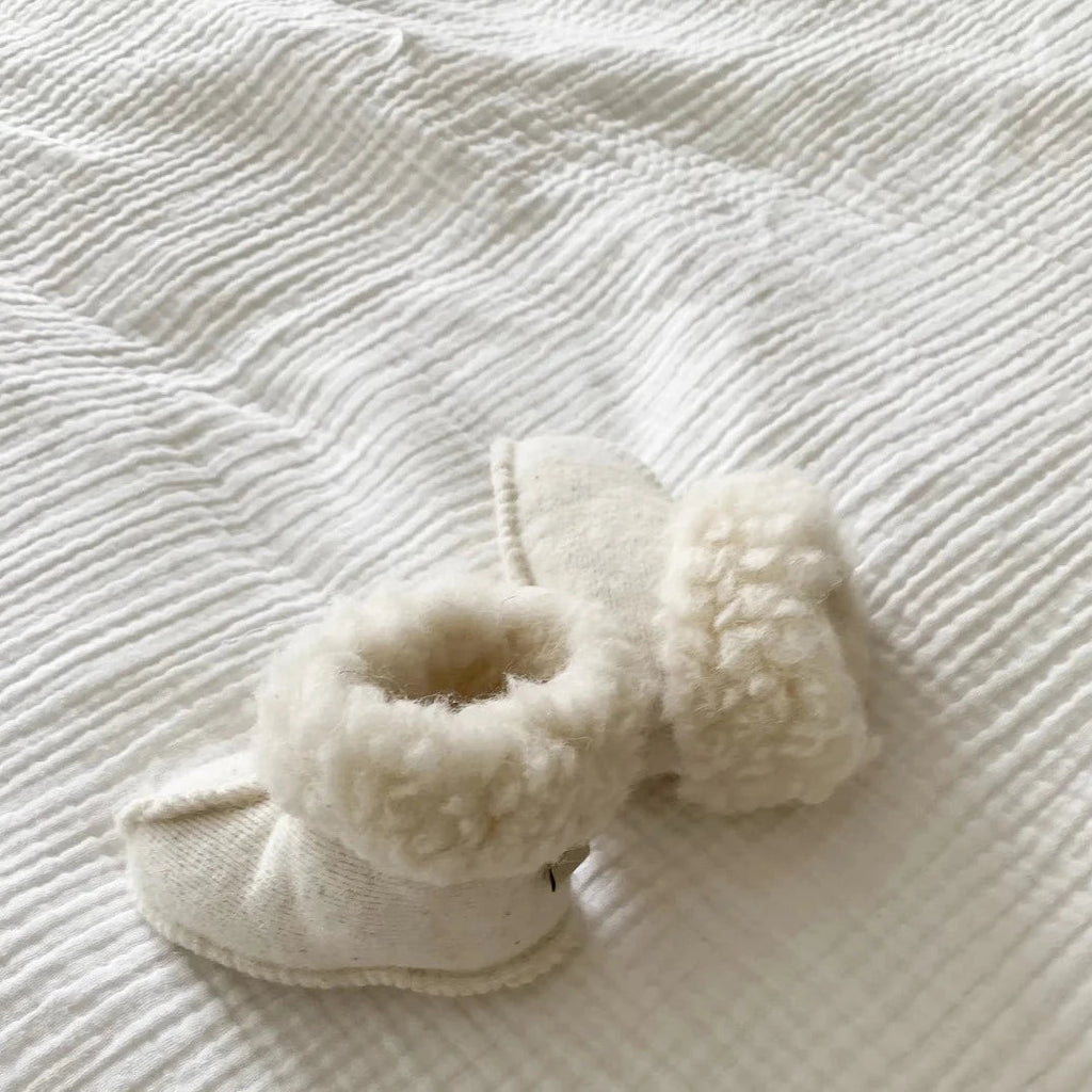 Baby Slipper aus Schurwolle - Little Baby Pocket