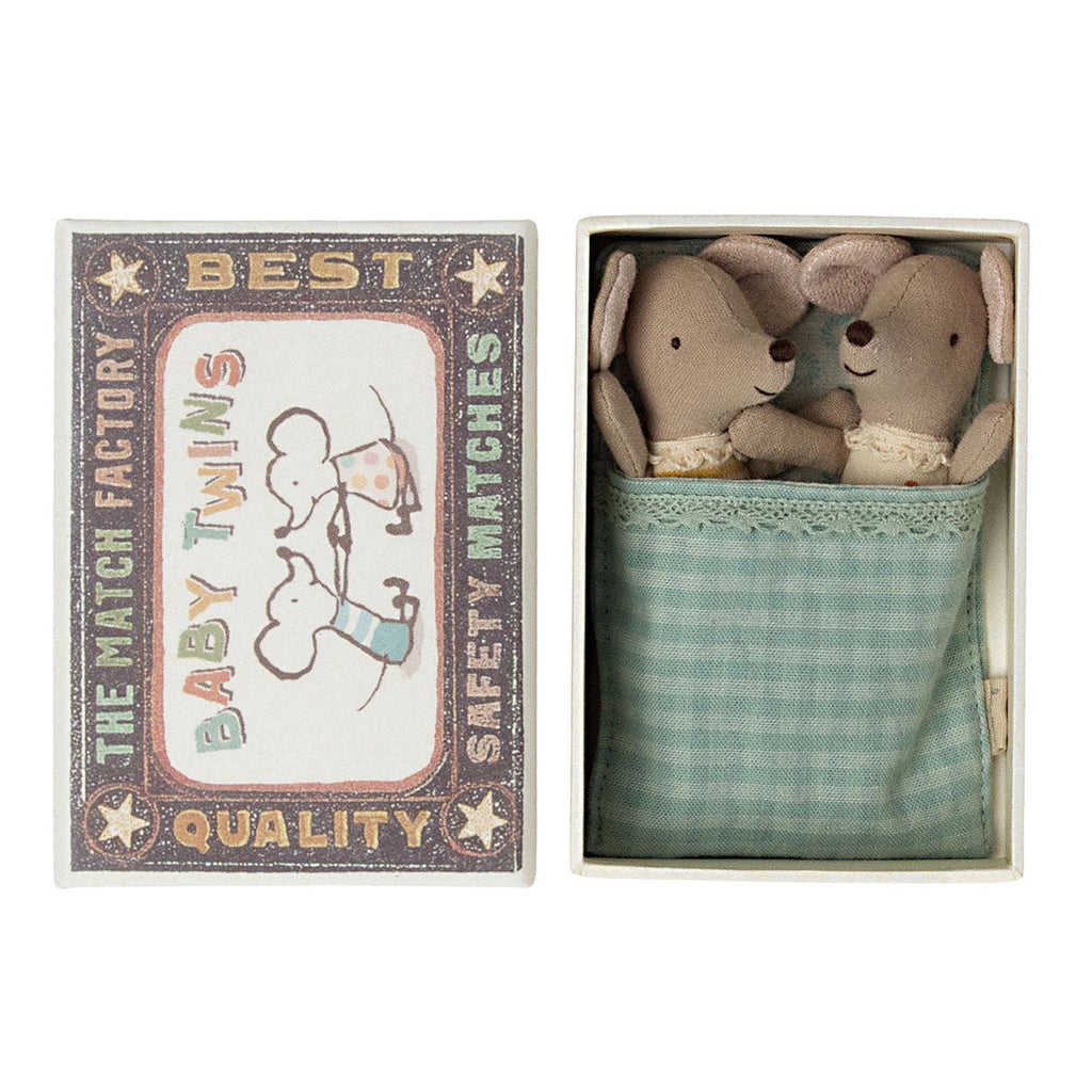 Baby Twins „Twins Baby Mice in Box" - Little Baby Pocket