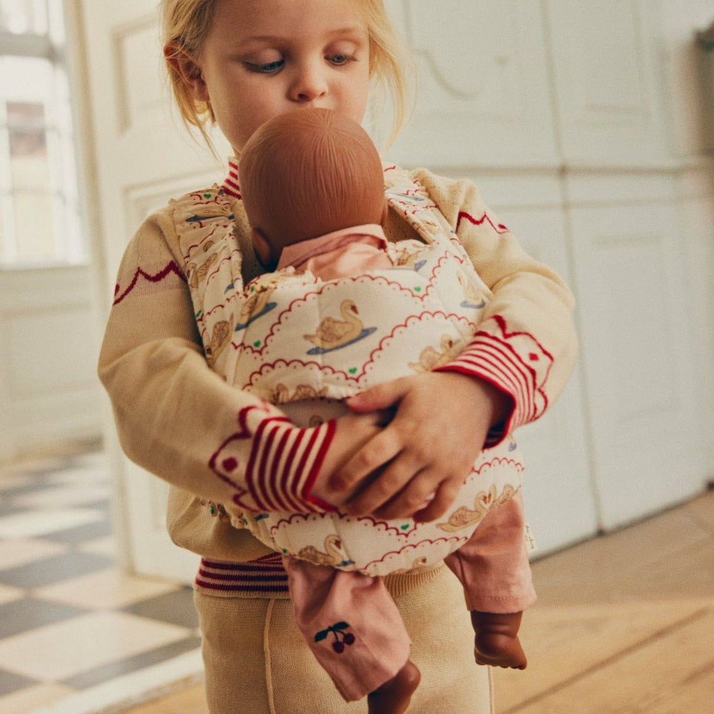 Babytrage für Puppen "Mahogany Rose" - Little Baby Pocket