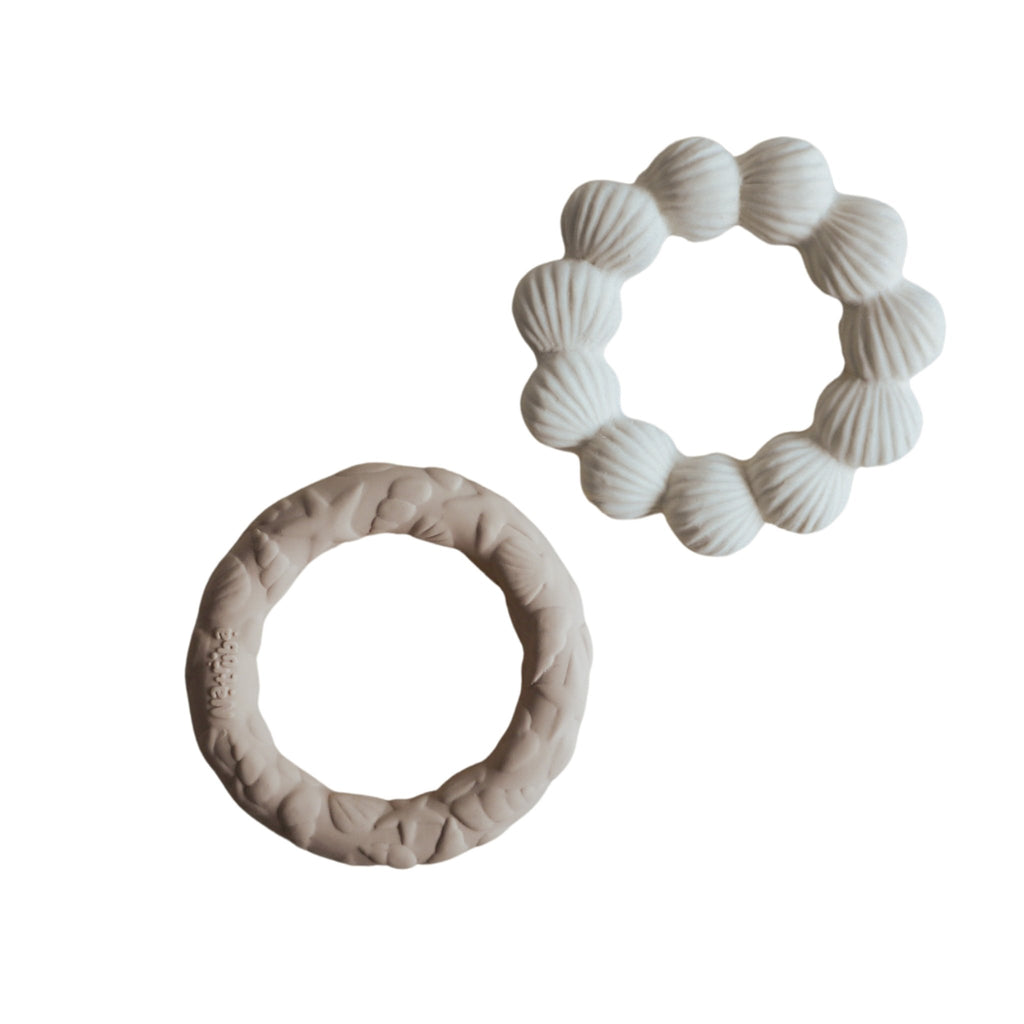 Beißring "2-Pack Shell and Ocean Ring" - Little Baby Pocket