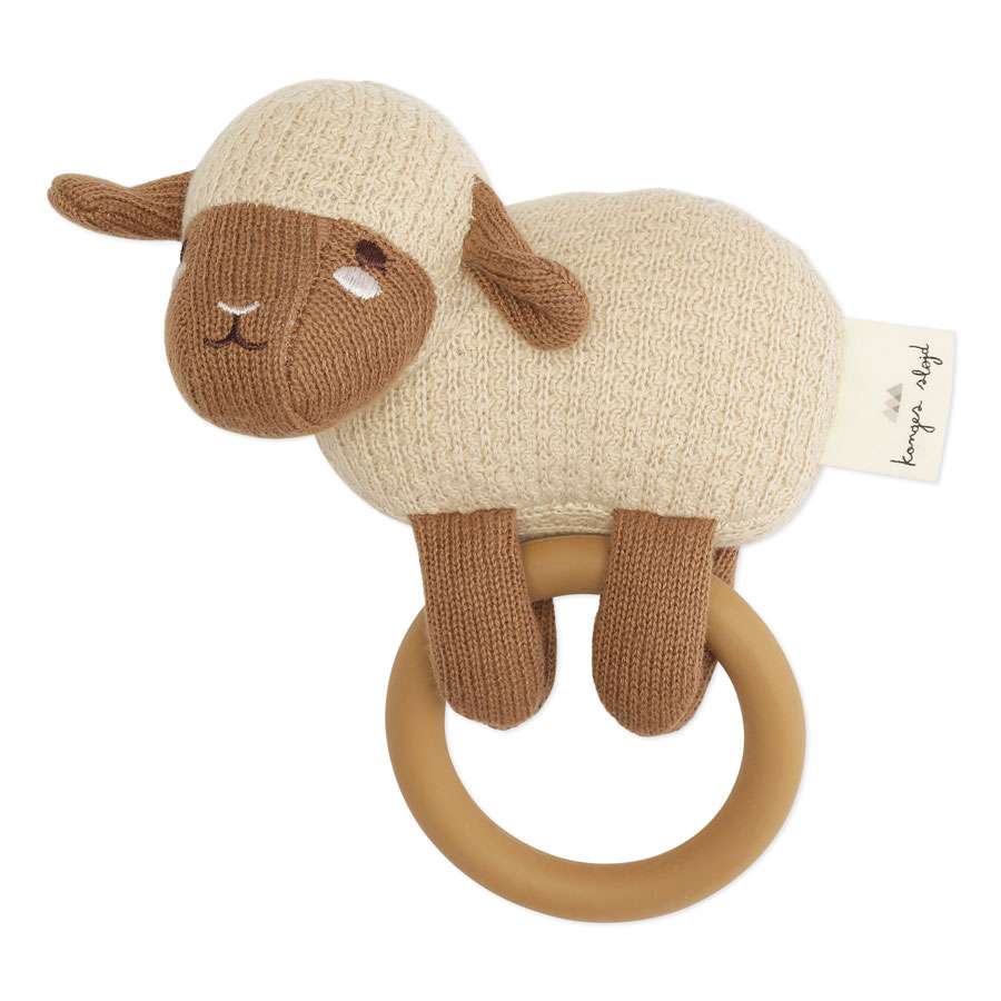 Beißring "Sheep" aus Bio-Strick - Little Baby Pocket