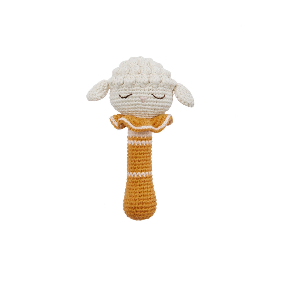 Crochet Rassel "Lamb" - Little Baby Pocket
