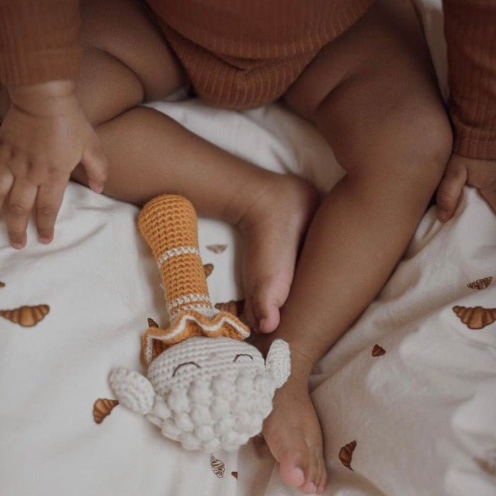 Crochet Rassel "Lamb" - Little Baby Pocket