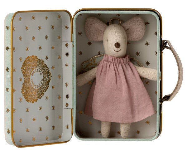 Engelsmaus im Koffer "Angel mouse in suitcase" - Little Baby Pocket