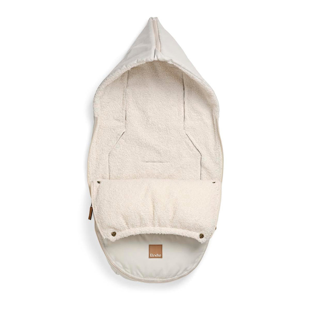Fußsack für Autositz "Creamy White" - Little Baby Pocket