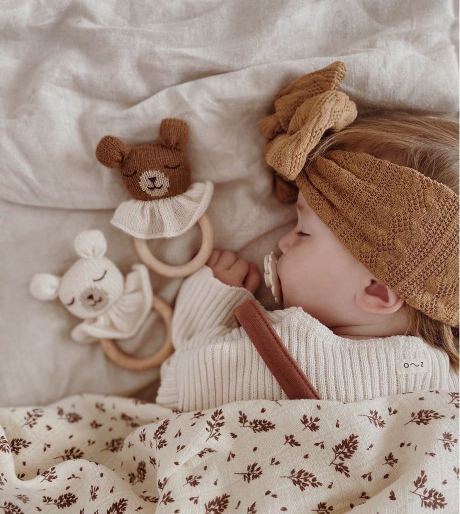 Holzbeißring "Teddy Nut" - Little Baby Pocket