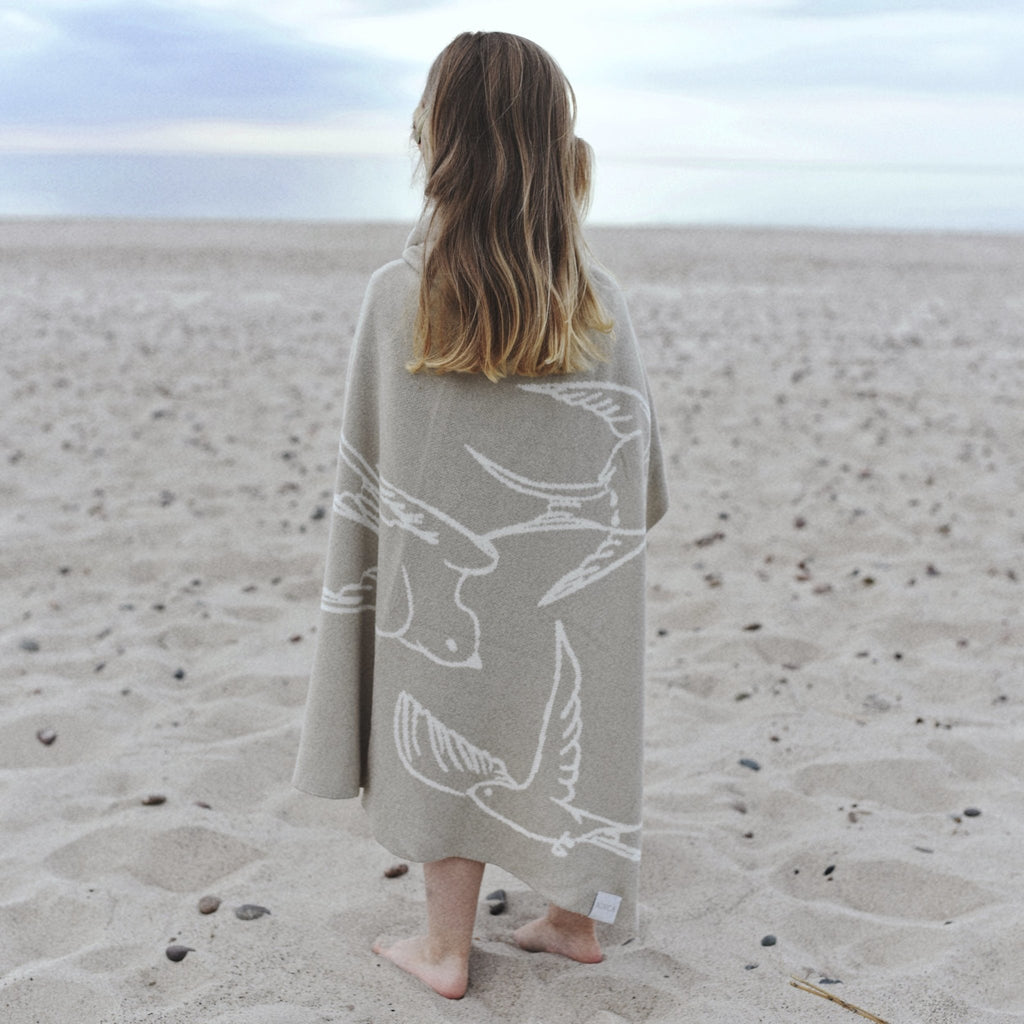 Jacquard Bambudecke "Swallow Flock" - Little Baby Pocket