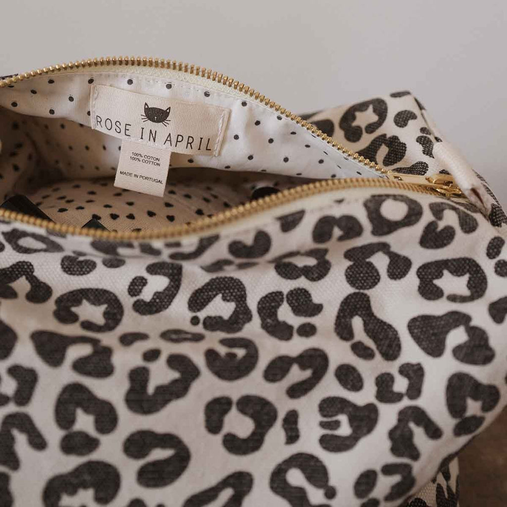 Kosmetiktasche "Leopard Grauo" - Little Baby Pocket