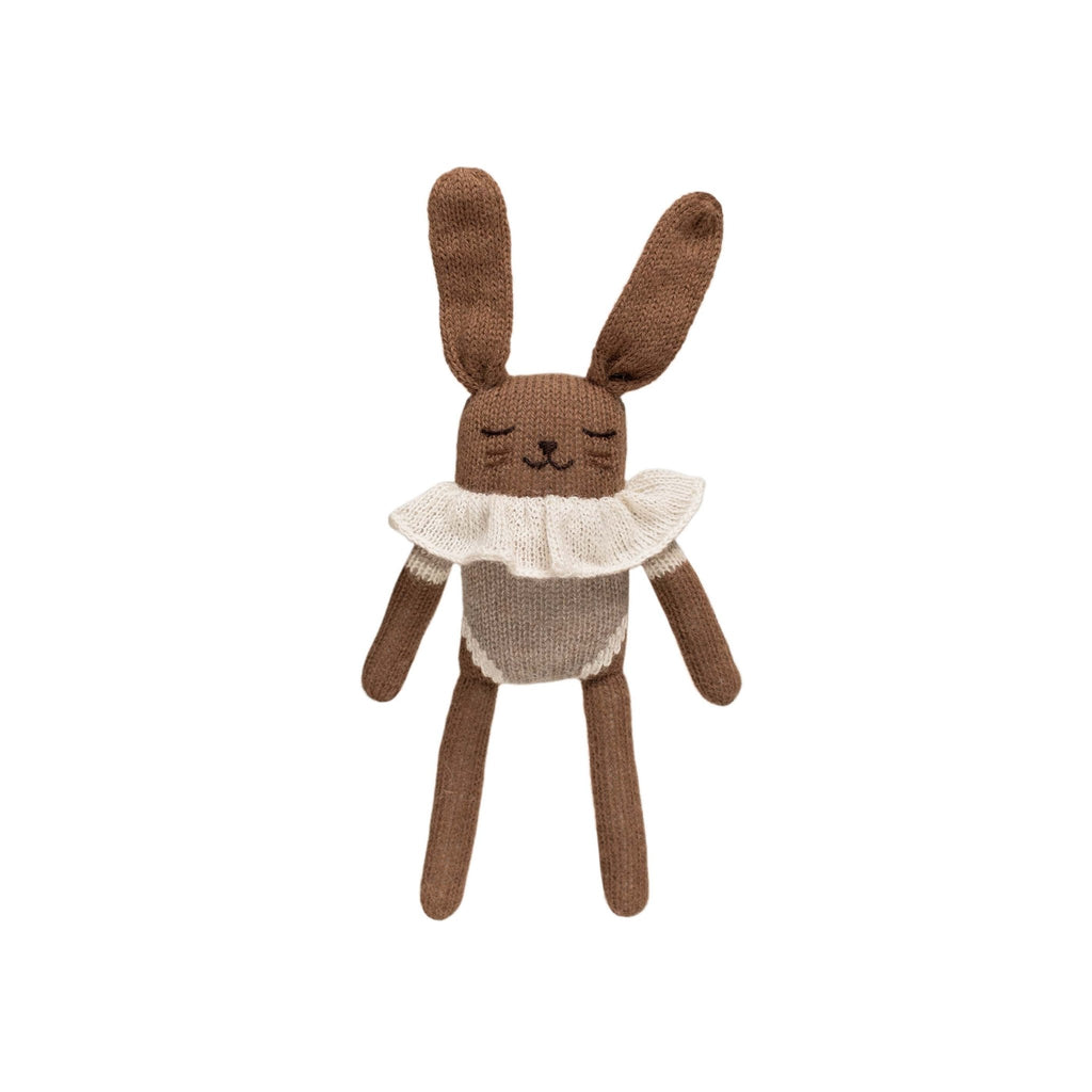 Kuscheltier "bunny knit toy oat bodysuit" - Little Baby Pocket