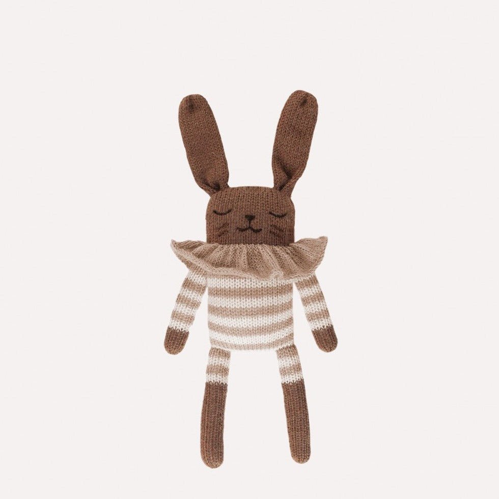 Kuscheltier "Bunny Sand striped Romper" - Little Baby Pocket