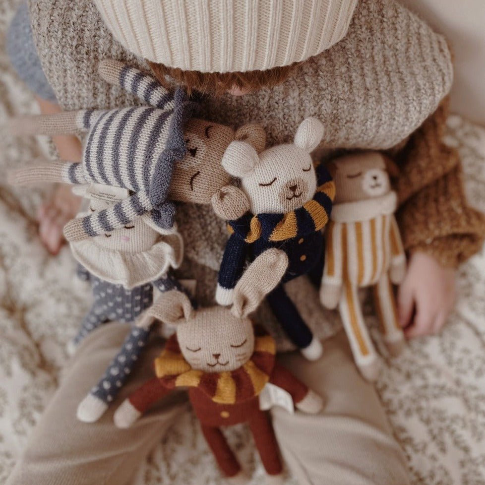 Kuscheltier "Bunny Sienna Striped collar" - Little Baby Pocket