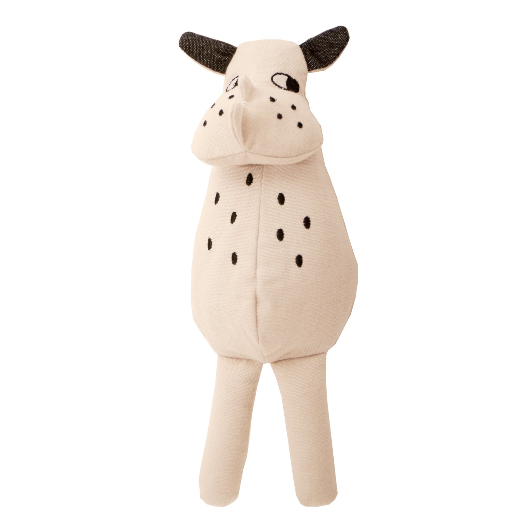 roommate aufbewahrung Kuscheltier "Rhino Off White"