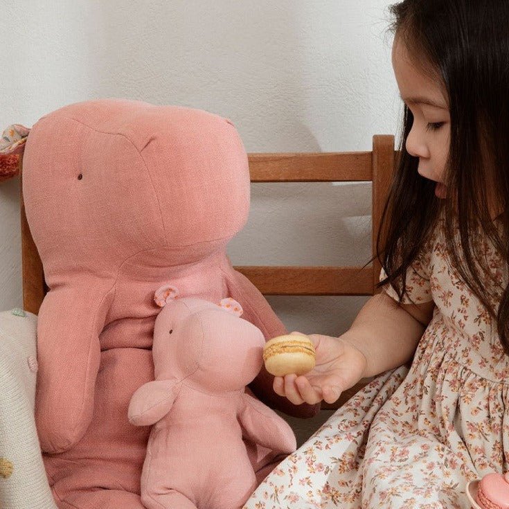 Kuscheltier "Small Hippo Misty Rose" - Little Baby Pocket