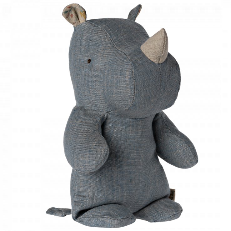 Kuscheltier "Small Rhino Blau/Sand" - Little Baby Pocket