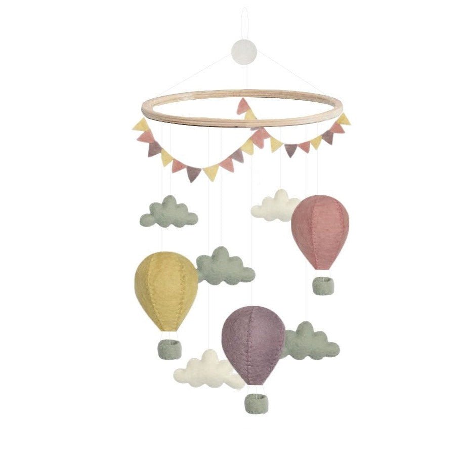 Mobile Heissluftballons Pennants/Pastel - Little Baby Pocket